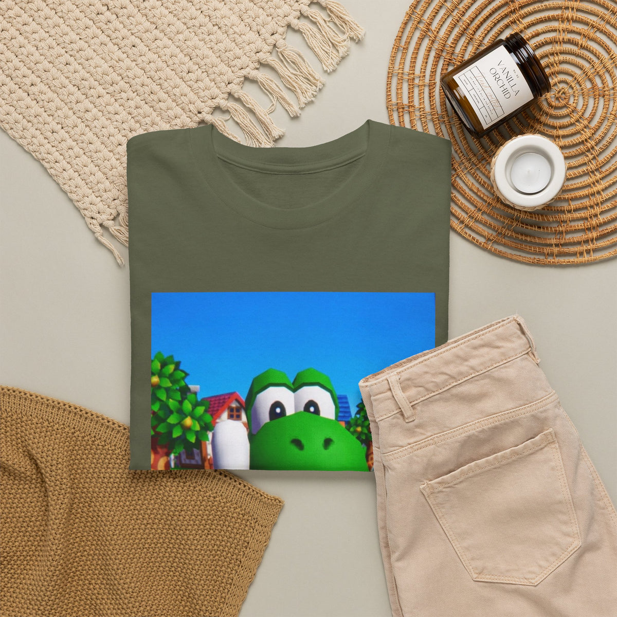 Yoshi Giving The Finger Tee (Design 6)