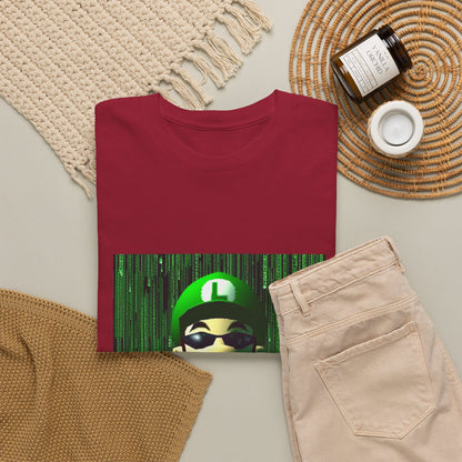 Matrix Luigi Smoking In The Glitch