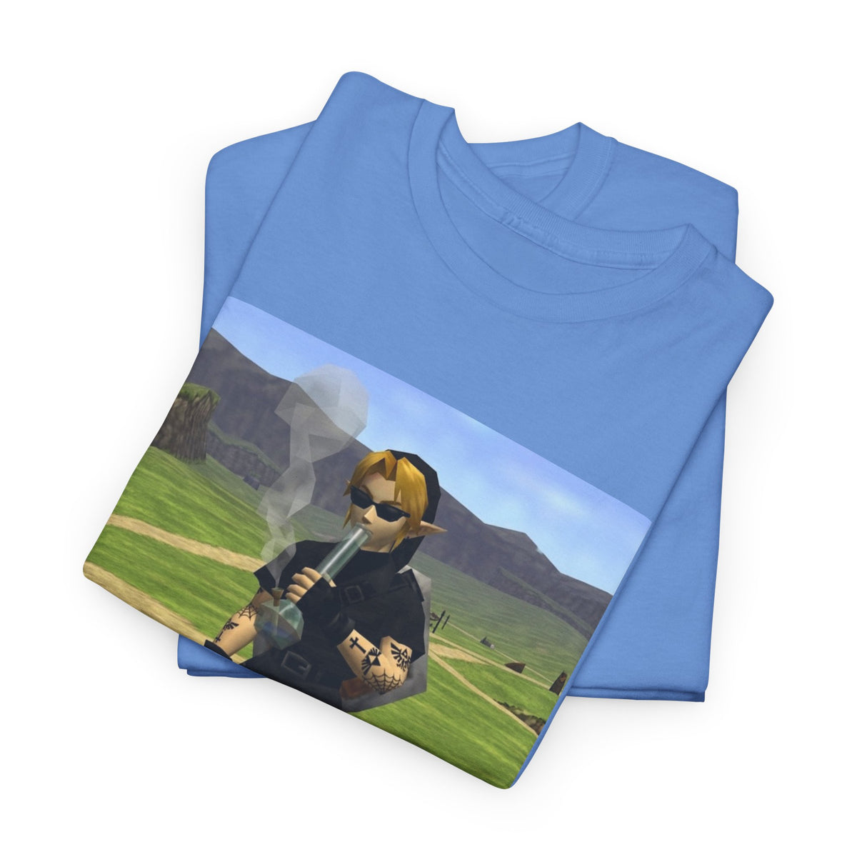Edgy Dark Link Bong Hit Tee