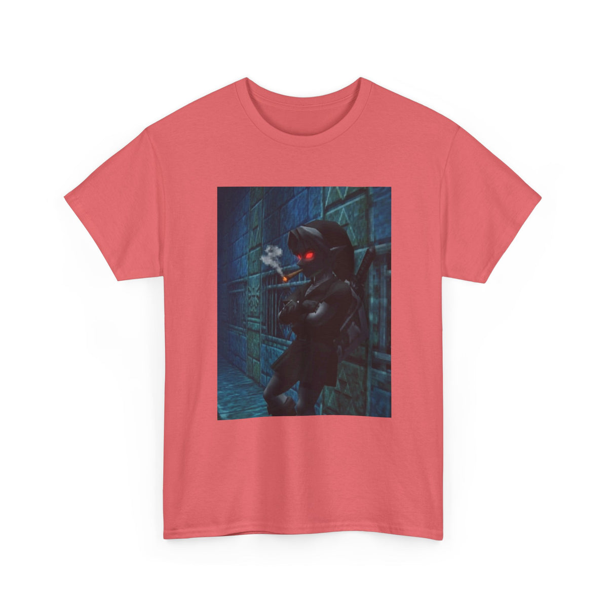 Dark Elf Smoking Blunt In Dungeon Tee