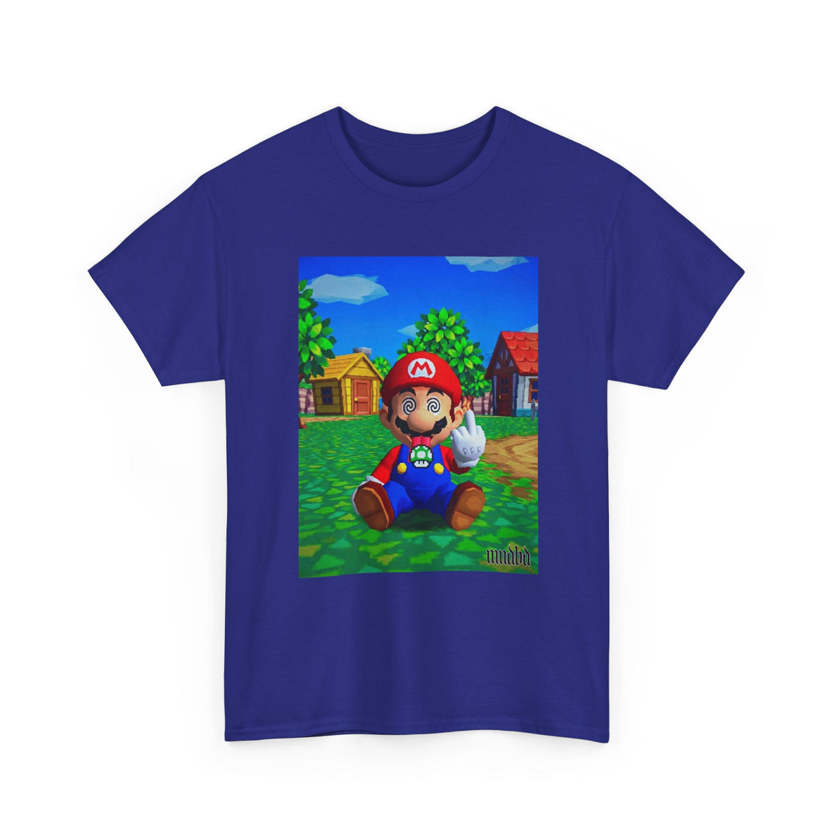 Mushroom-Tripping Mario Flips The Bird Tee