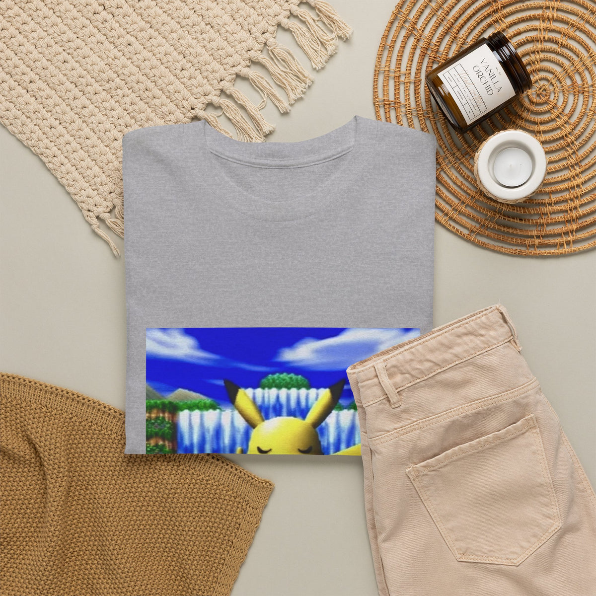 Zen Pikachu Giving The Finger Tee