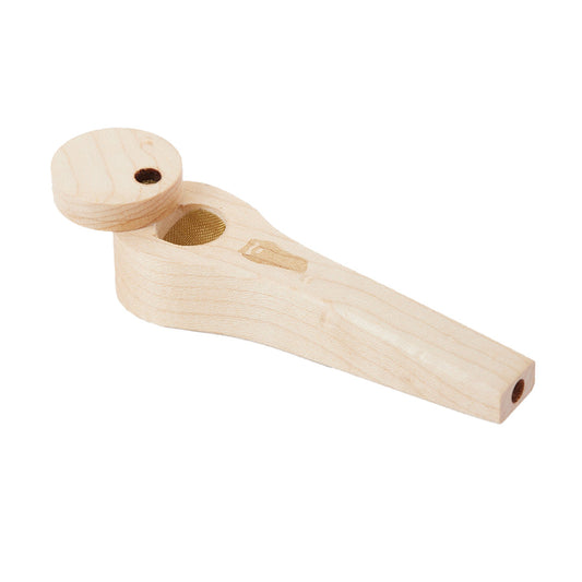 Bearded Distribution Exotic Wooden Hand Pipe 4" with Secure Lid & Brass Screen - Multiple Woods