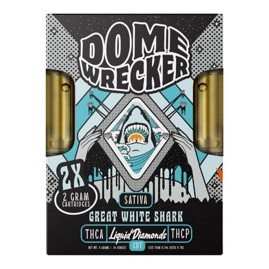 Dome Wrecker Great White Shark THC-A Duo Devices - 4000mg