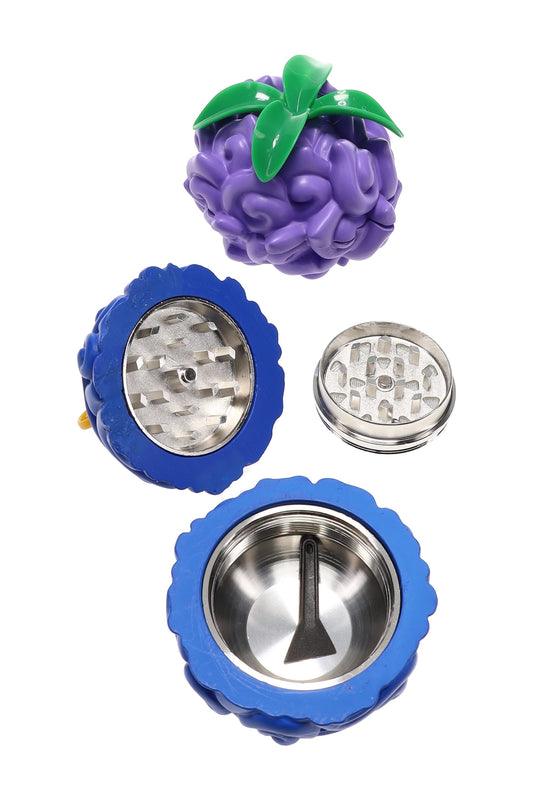 Devil Fruit Metal Herb Grinder “Swirl Stash” – 2½″ – Assorted