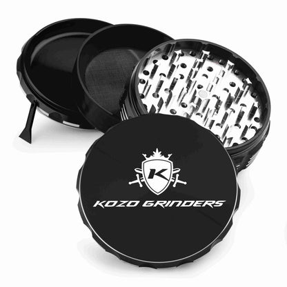 Kozo 4" 4-Piece Anodized Aluminum Grinder