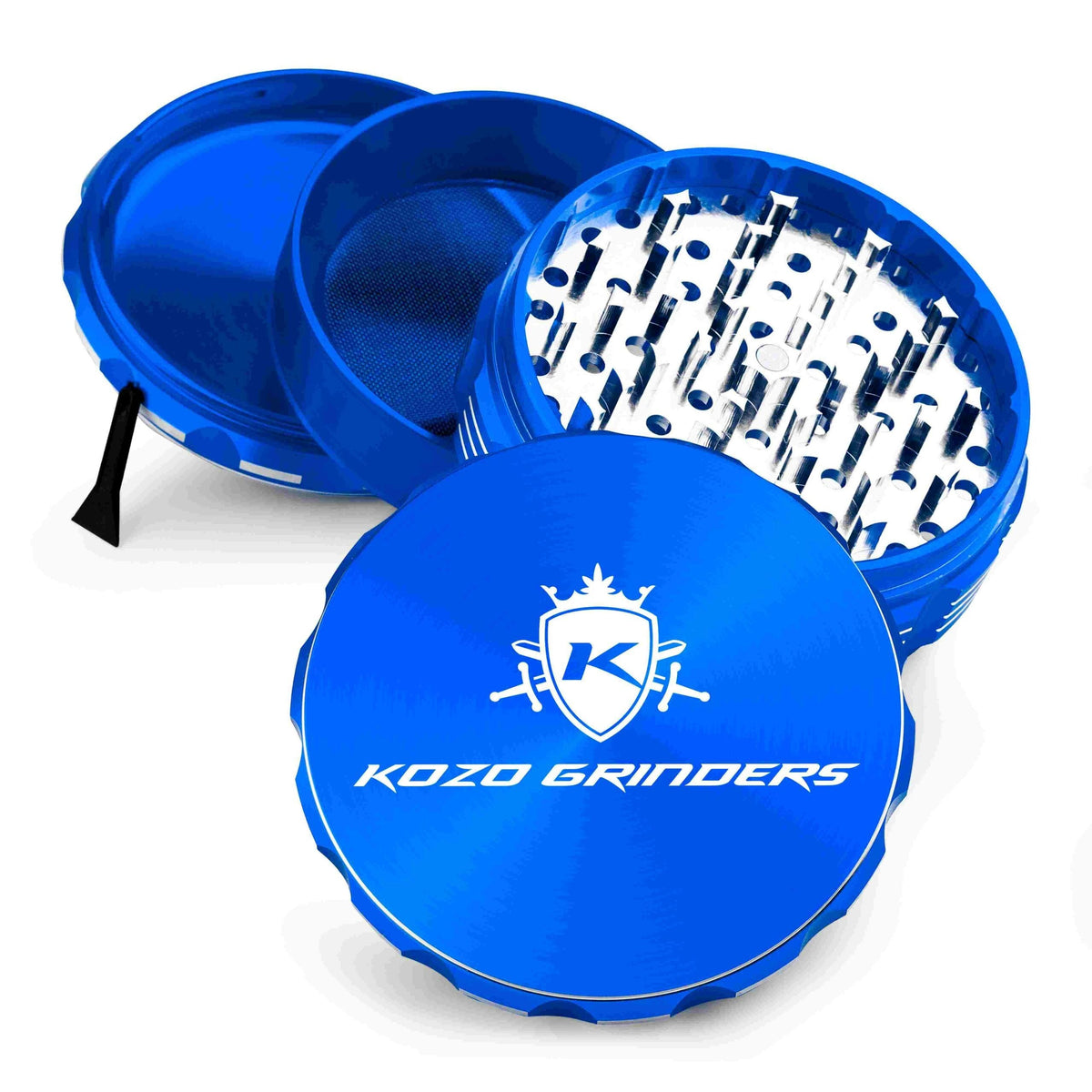 Kozo 4" 4-Piece Anodized Aluminum Grinder