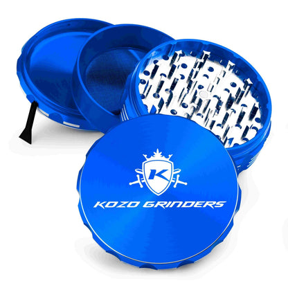 Kozo 4" 4-Piece Anodized Aluminum Grinder