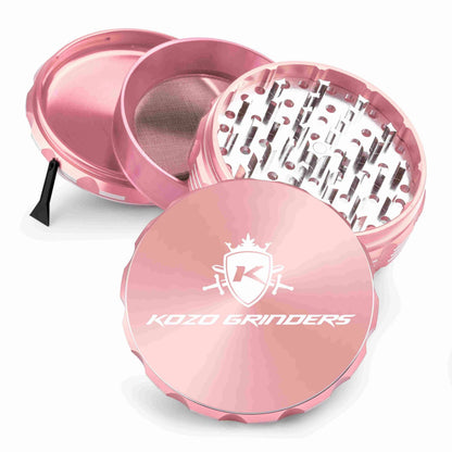 Kozo 4" 4-Piece Anodized Aluminum Grinder