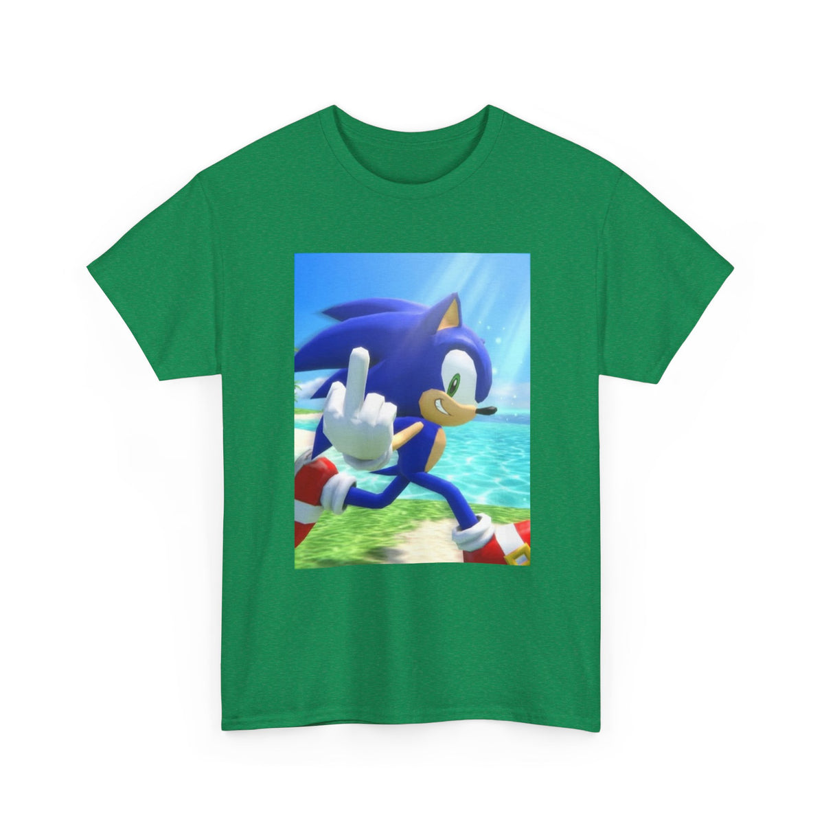 Sonic Gives The Finger Tropical Tee
