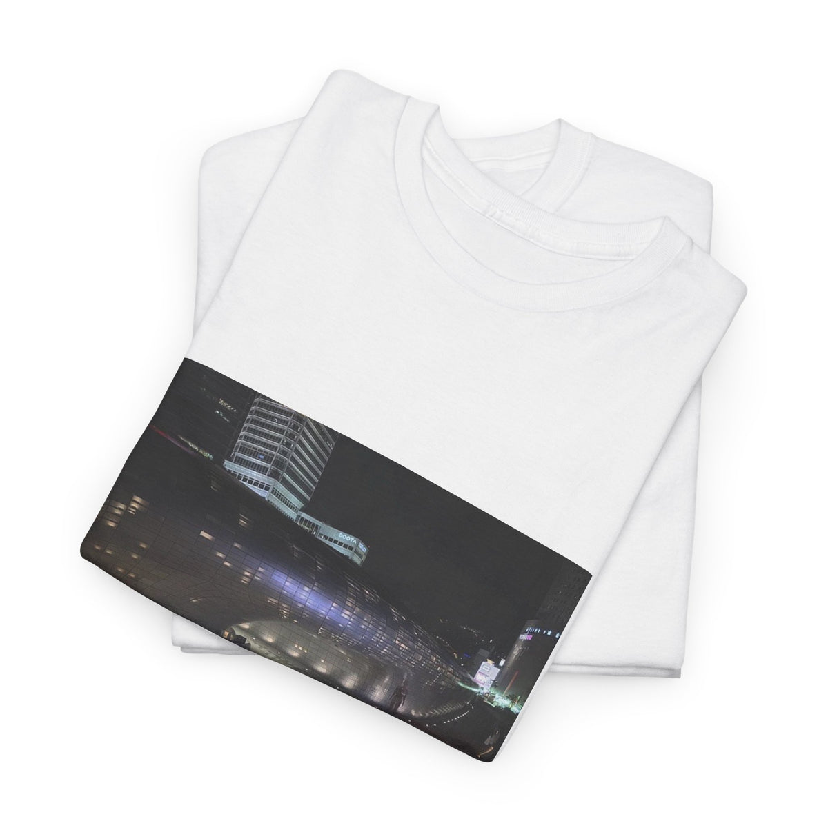 Space Station Floating Above Earth Tee