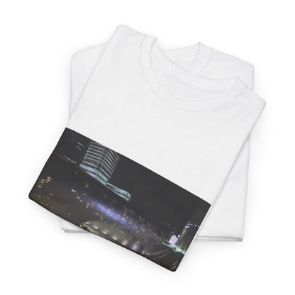 Space Station Floating Above Earth Tee