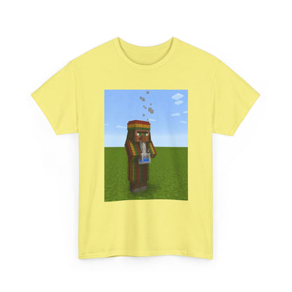 Rasta Minecraft Villager Smoking Tee