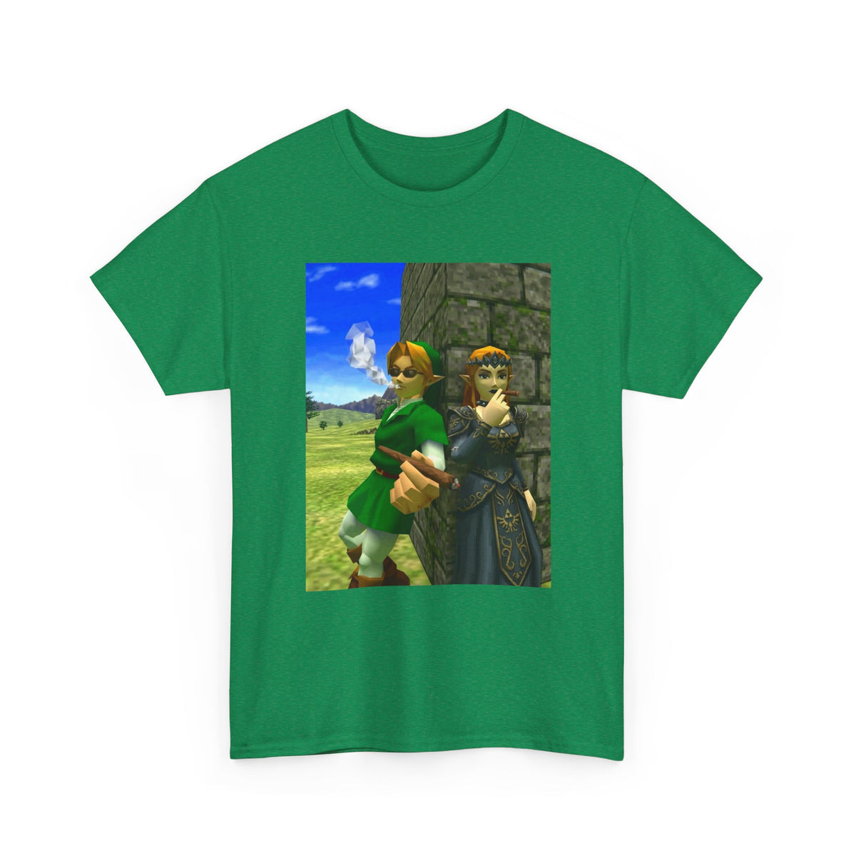 Link And Zelda Smoke Blunts Tee