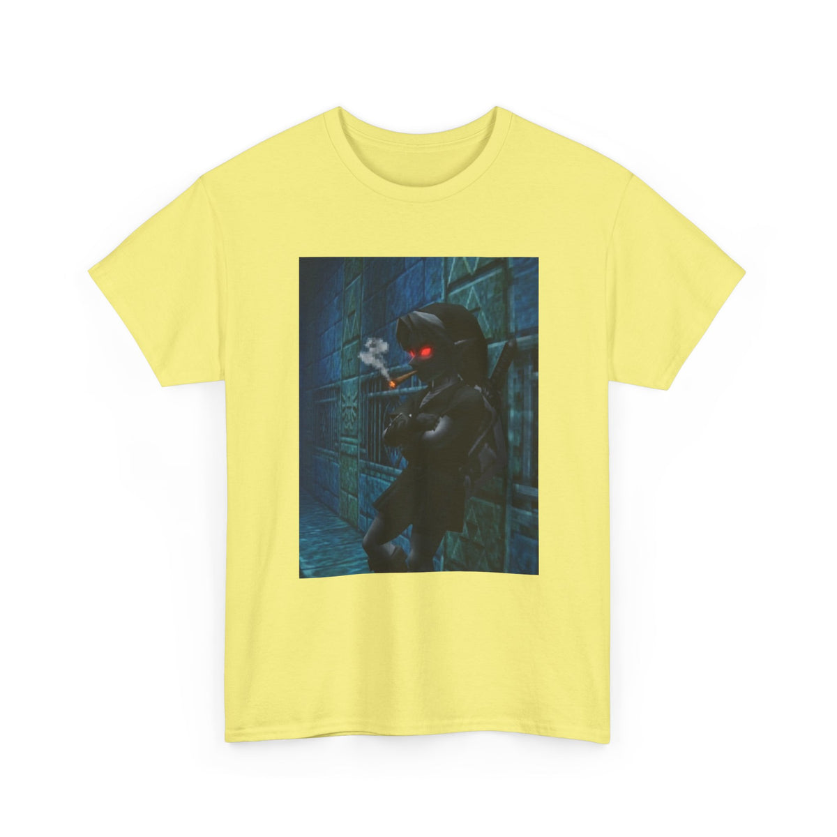 Dark Elf Smoking Blunt In Dungeon Tee