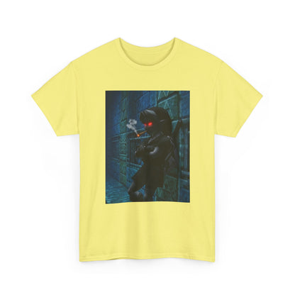 Dark Elf Smoking Blunt In Dungeon Tee