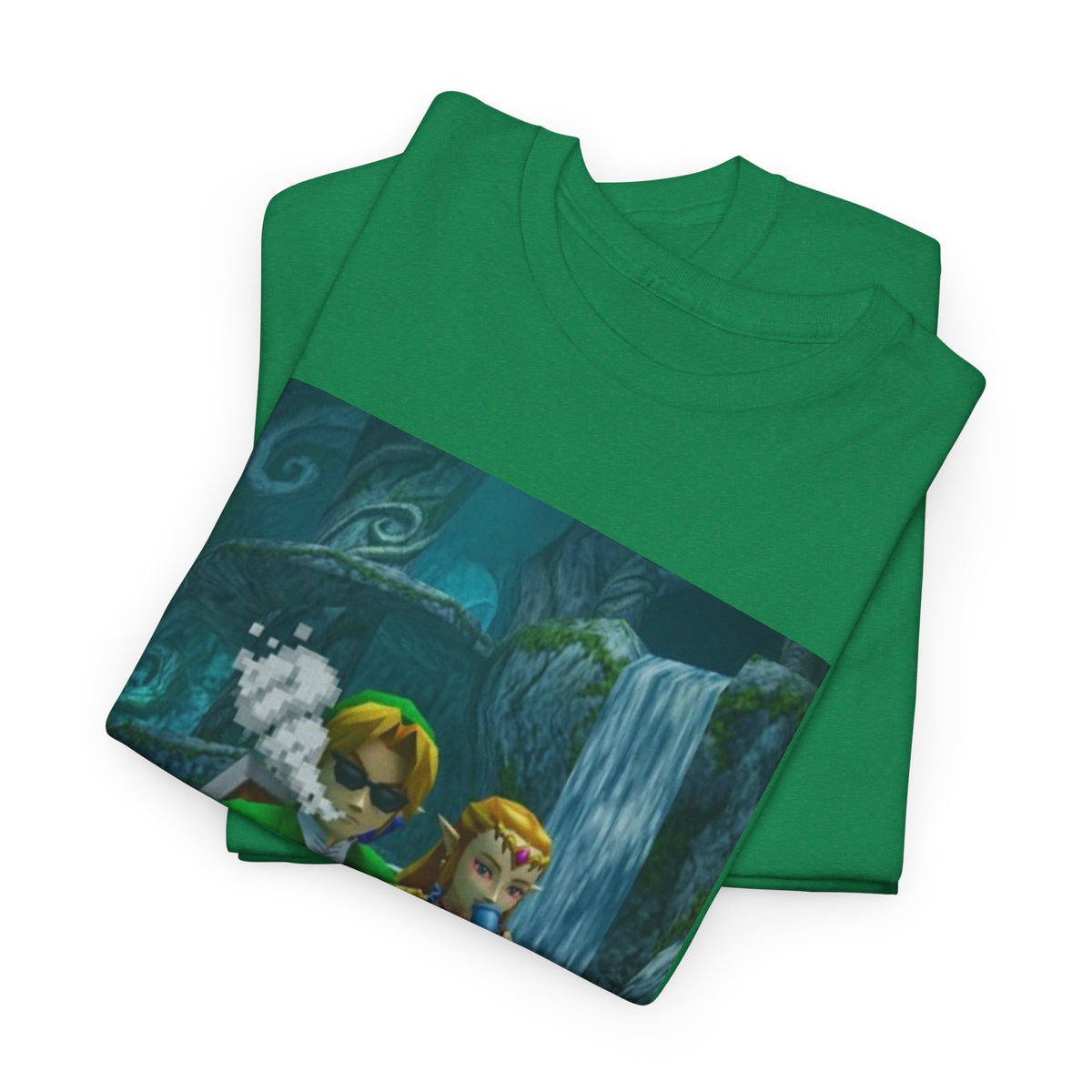 Link And Zelda Chilling In Hyrule