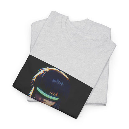Cybernetic Major Motoko Kusanagi Glitch Art Tee