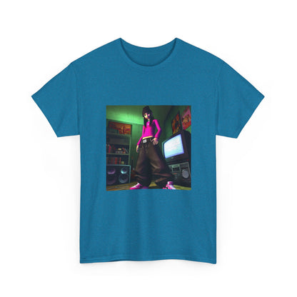 Y2K Vibe Girl In Her Room Tee