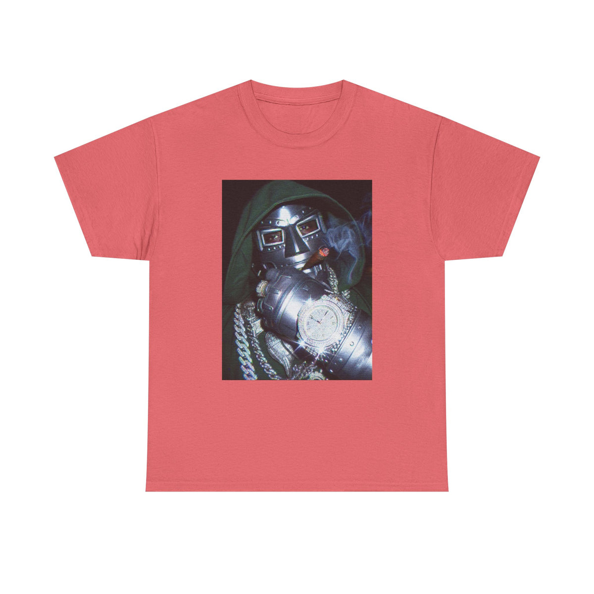 Villainous Rapper Smoking Diamond Bling Tee