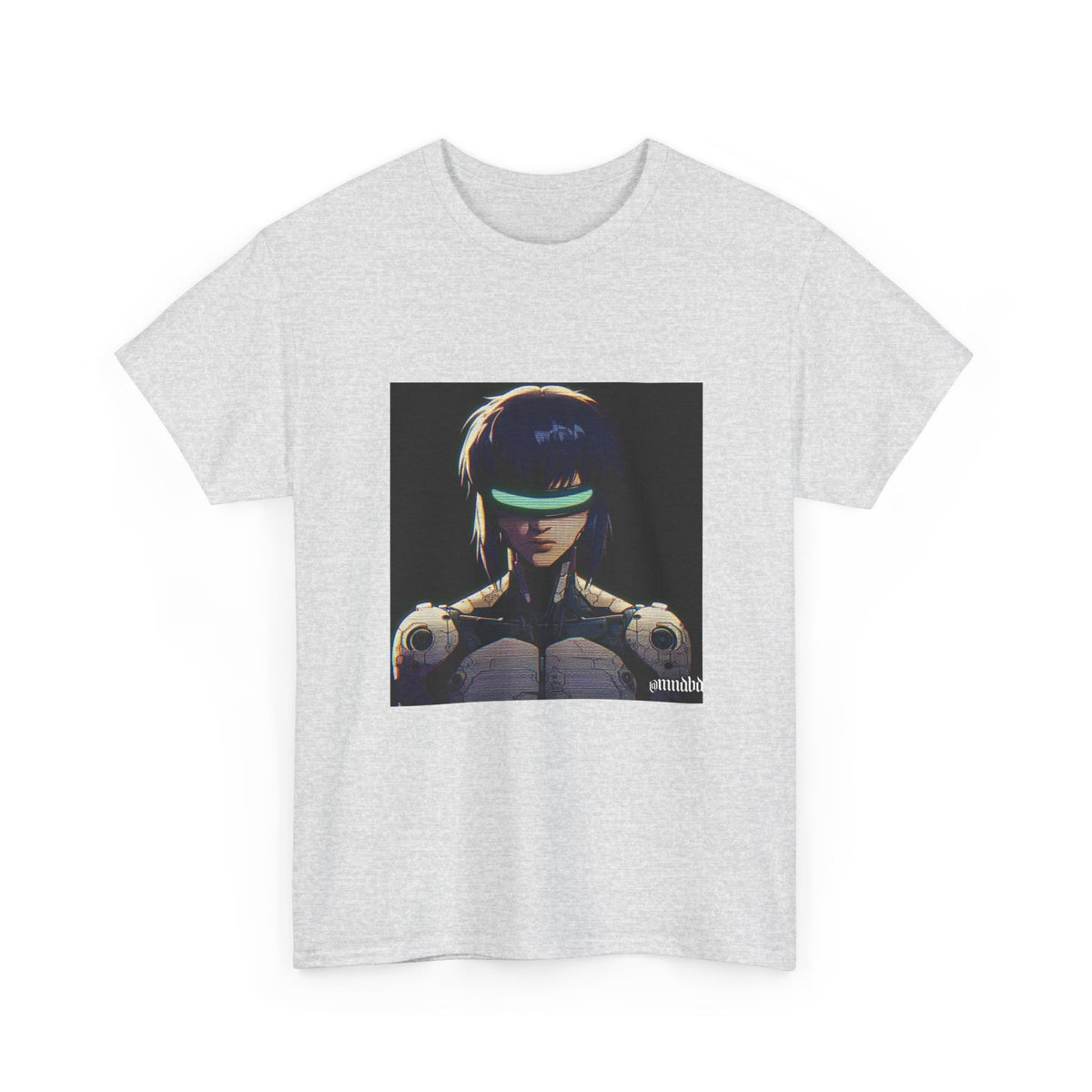 Cybernetic Major Motoko Kusanagi Glitch Art Tee