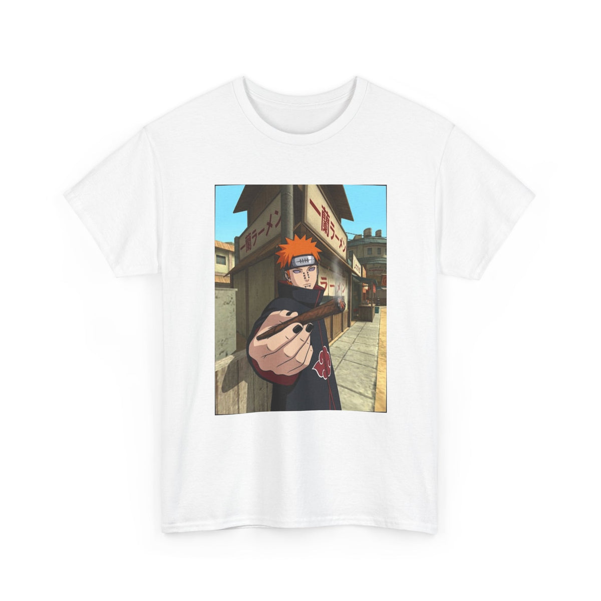 Pain Smoking A Blunt In Konoha Tee