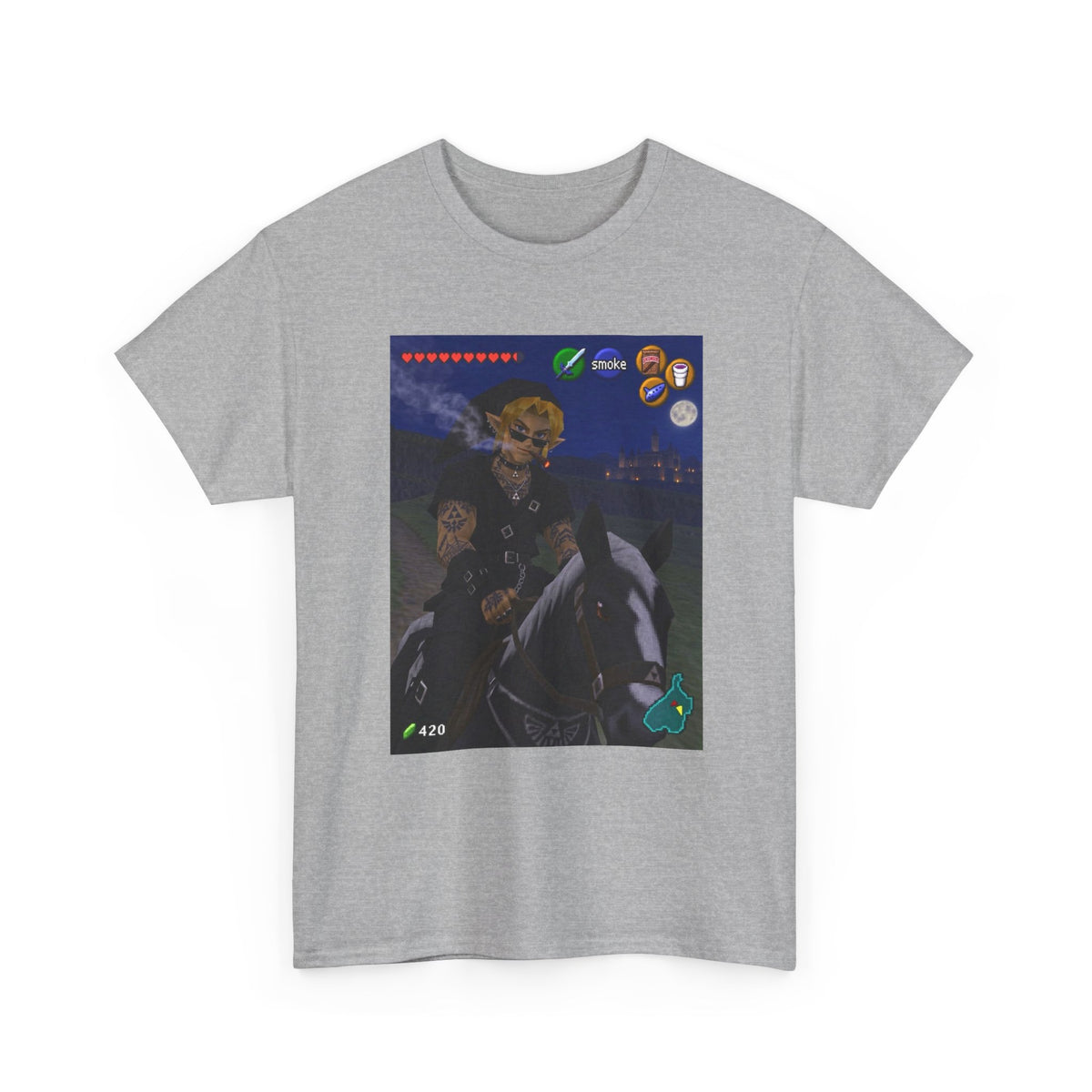 Goth Link Smoking On Epona