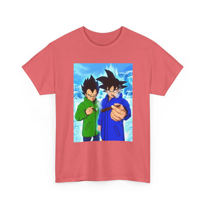 Goku and Vegeta Chilling, Smoking Blunts Tee