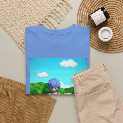 Rei Ayanami Gaming with Cinnamoroll Tee