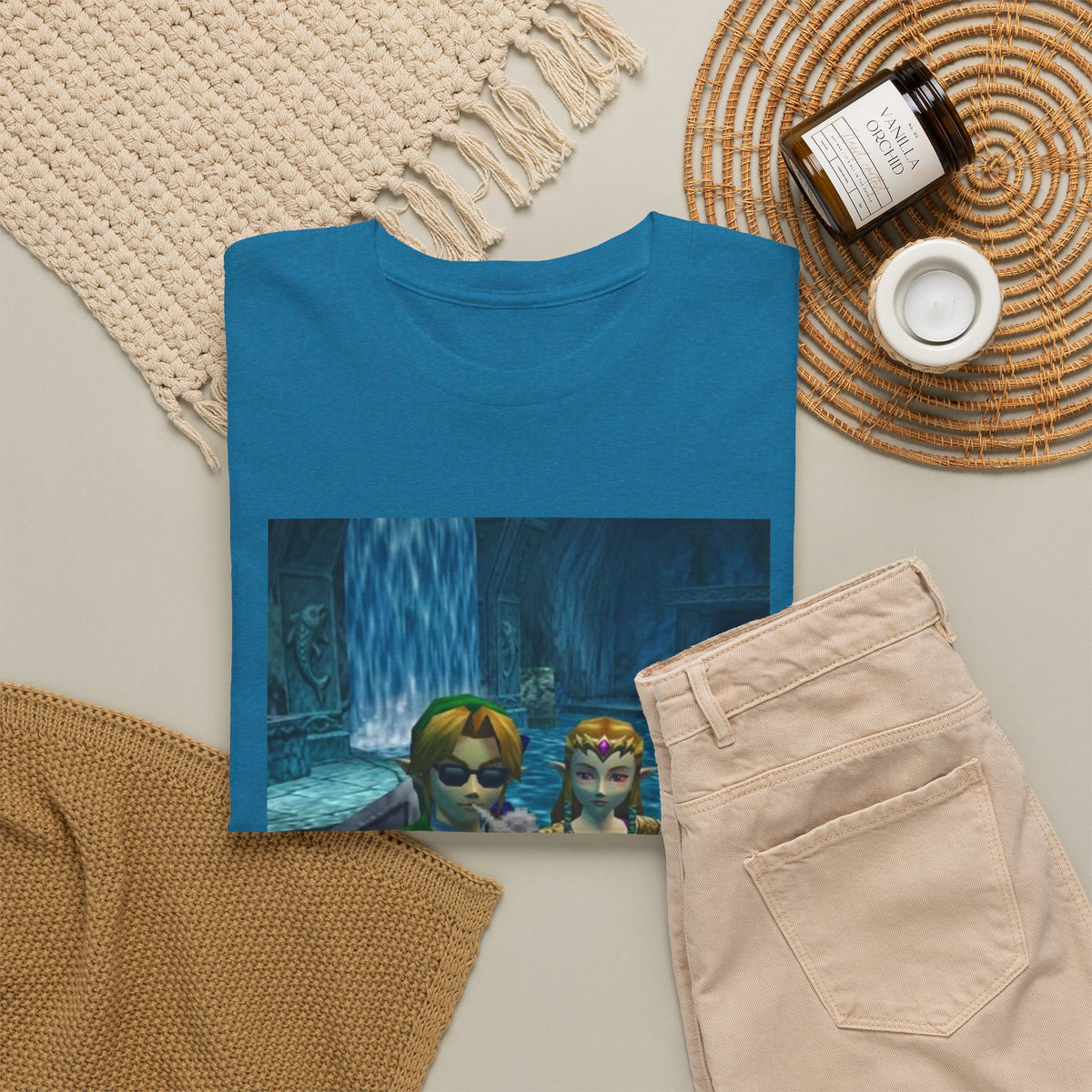 Link and Zelda Chilling and Smoking