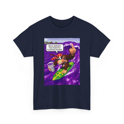 Donkey Kong Surfing Purple Wave Middle Finger