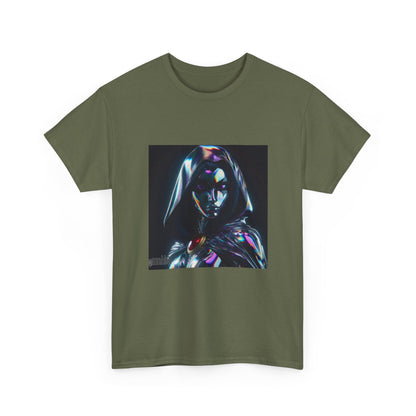 Holographic Raven Sorceress Shimmers Mysteriously