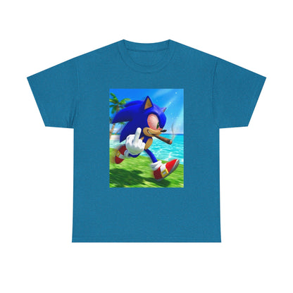 Stoned Sonic Giving The Finger Tee