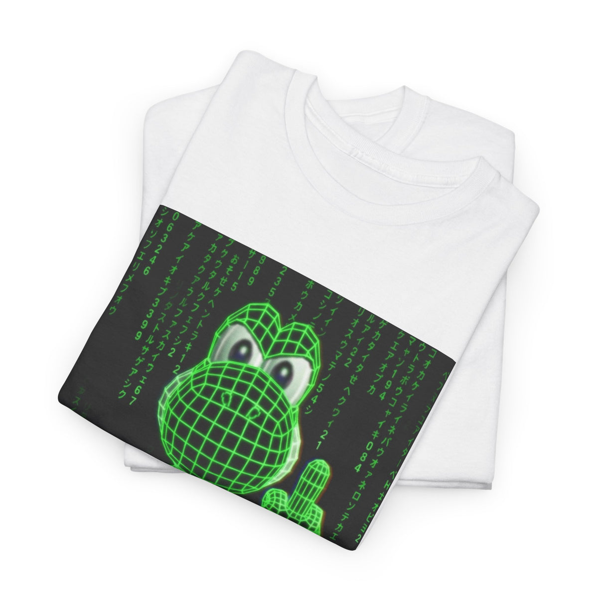 Matrix Yoshi Flipping The Bird Tee