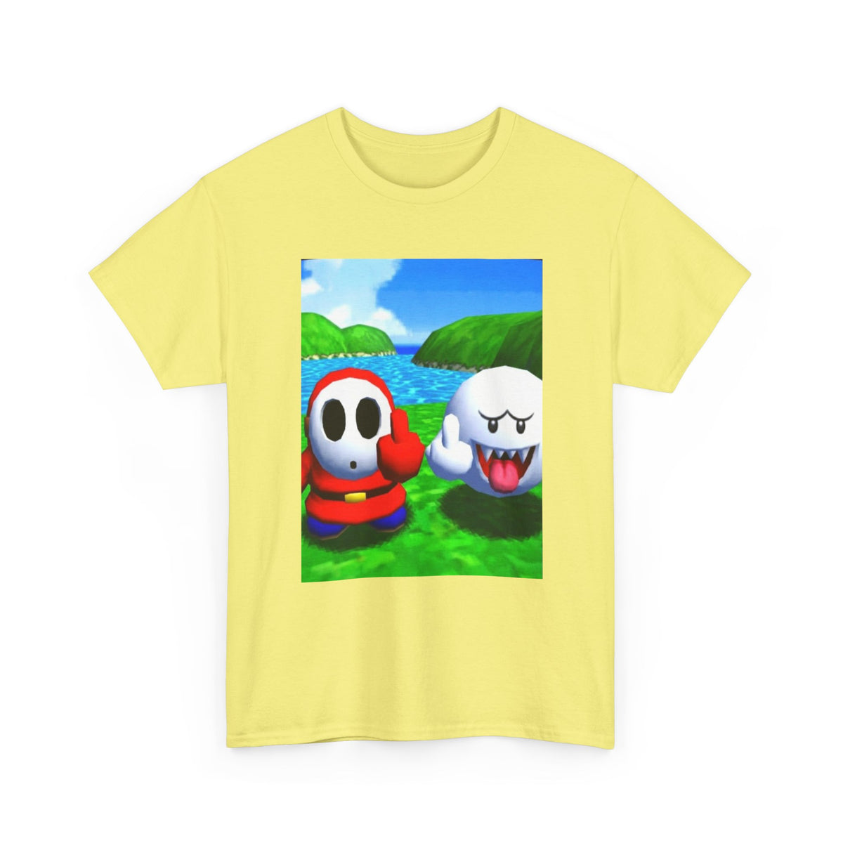 Shy Guy And Boo Middle Fingers Tee