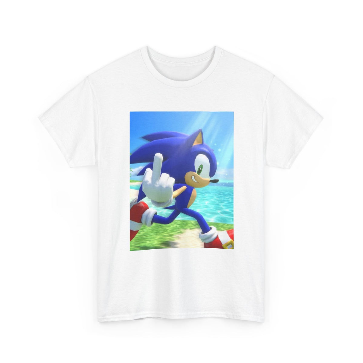 Sonic Gives The Finger Tropical Tee