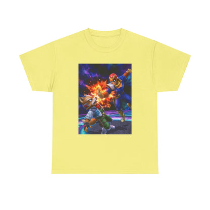 Falcon Punch Fox Flipping The Bird Tee