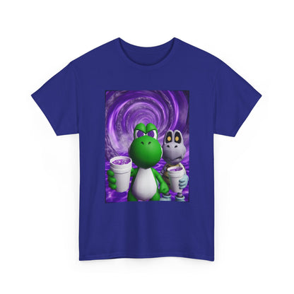 Yoshi And Dry Bones Sippin' Purple