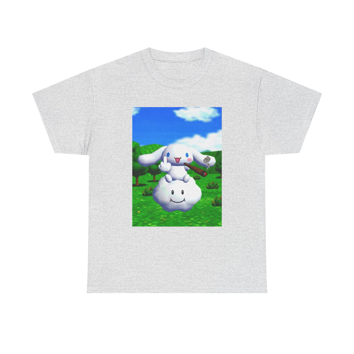 Cinnamoroll Bunny Flipping The Bird Tee
