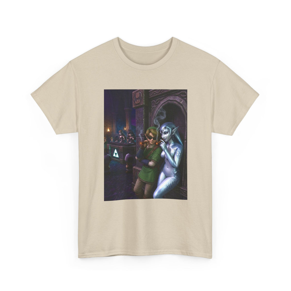 Link And Zora Princess Smoking In Club