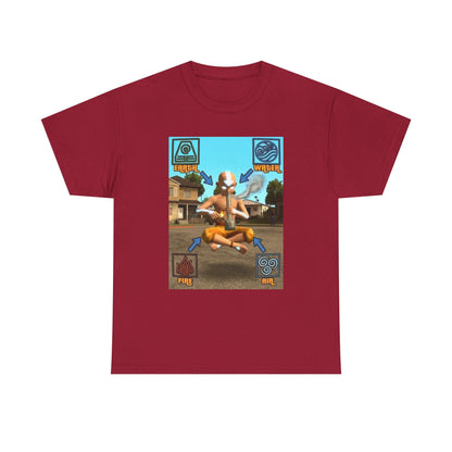 Bender Aang Meditating with Bong Tee