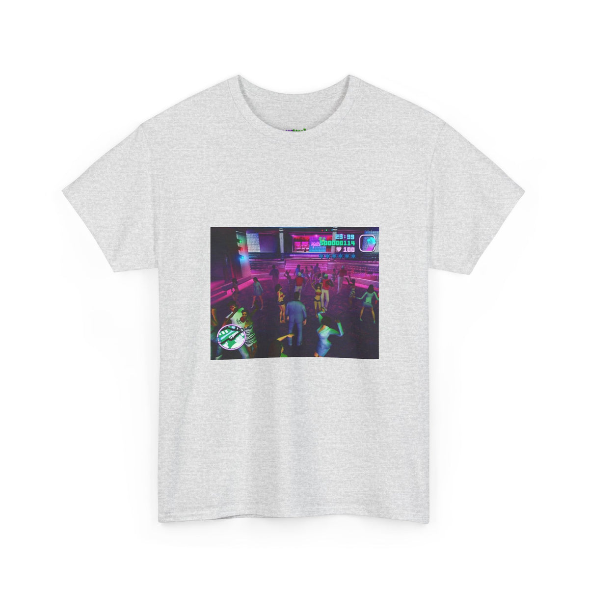 Neon Ember Flow Graphic Tee