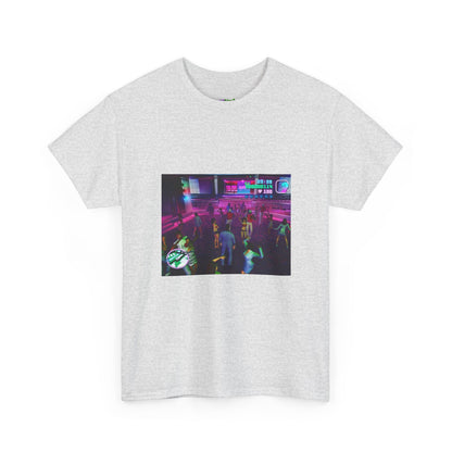 Neon Ember Flow Graphic Tee