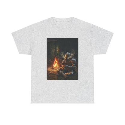 Armored Knight Smoking Bong By Bonfire