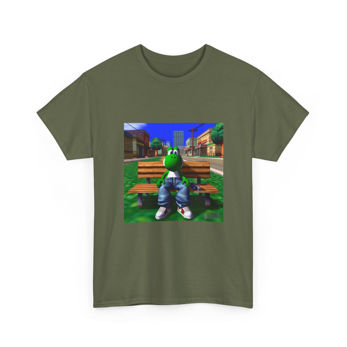 Yoshi Chillin' On The Bench Streetwear Tee