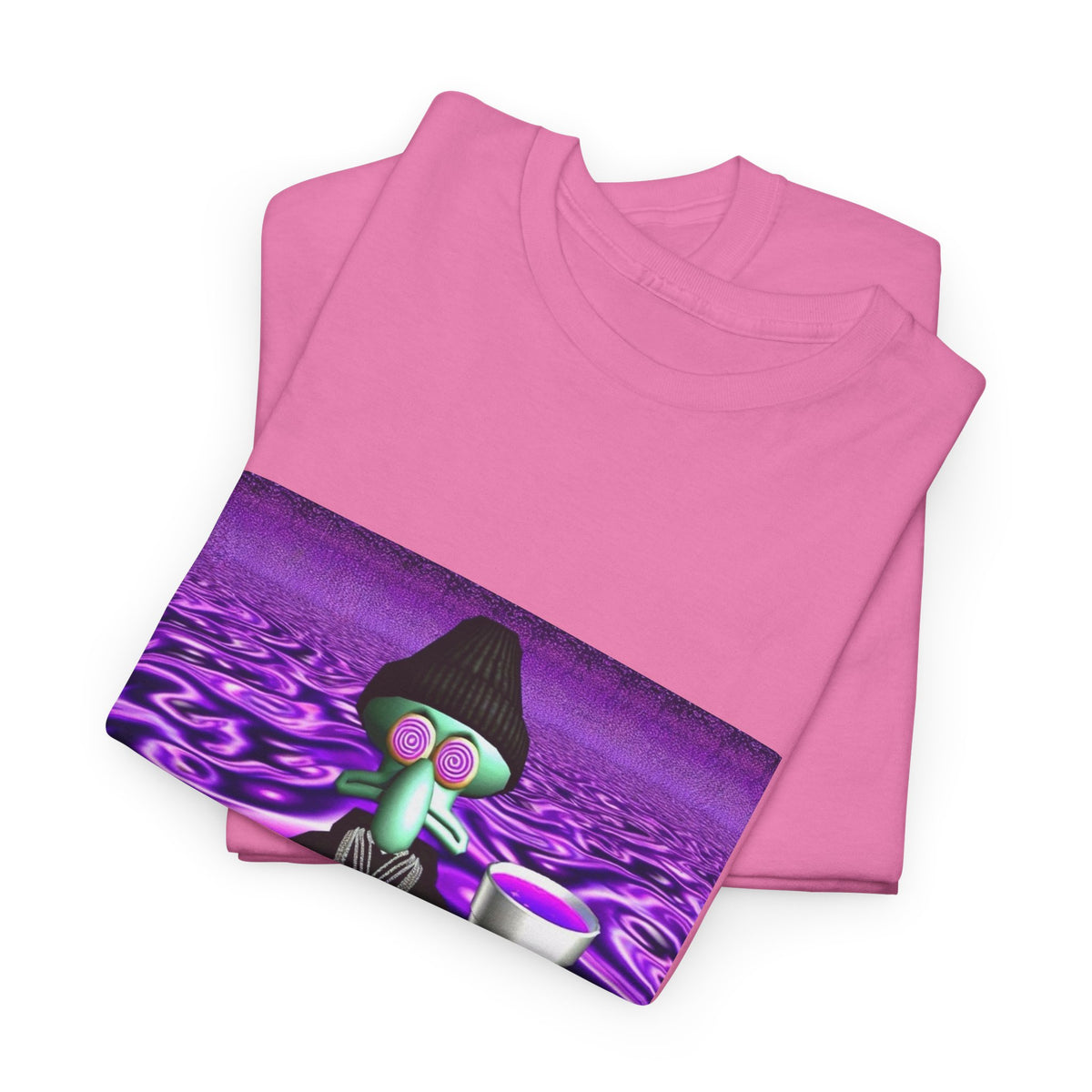 Squidward Sipping Lean In A Purple Haze