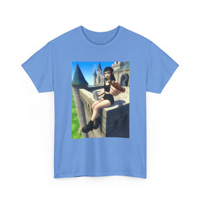 Elf Babe Chilling With Cigar And Drink Tee