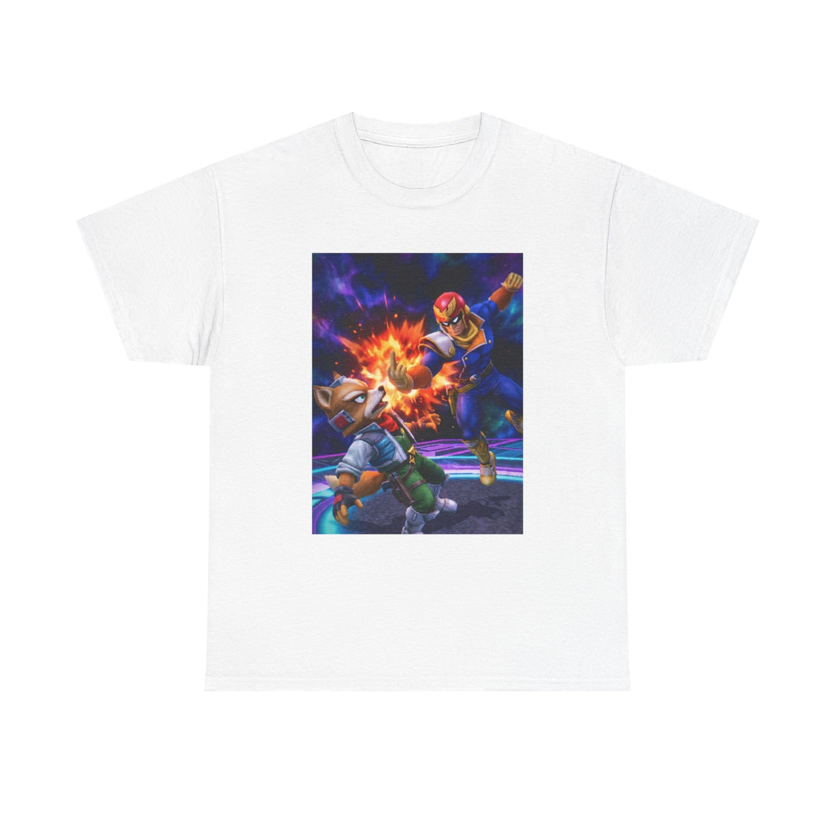 Falcon Punch Fox Flipping The Bird Tee