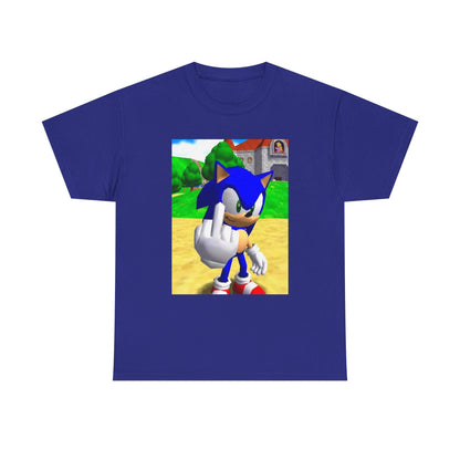 Sonic Flipping The Bird Tee