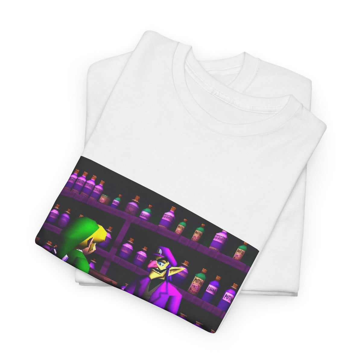 Link Gets Lean From Waluigi Tee